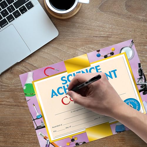 Hayes Science Achievement Certificate, 8.5" x 11", Pack of 30 - Image 3