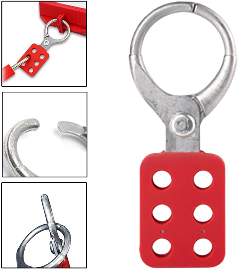 38 مم هوك قفل قفل الألومنيوم قفل الأمان الصناعي المقاوم للعبث لمحطة القفل - Image 4