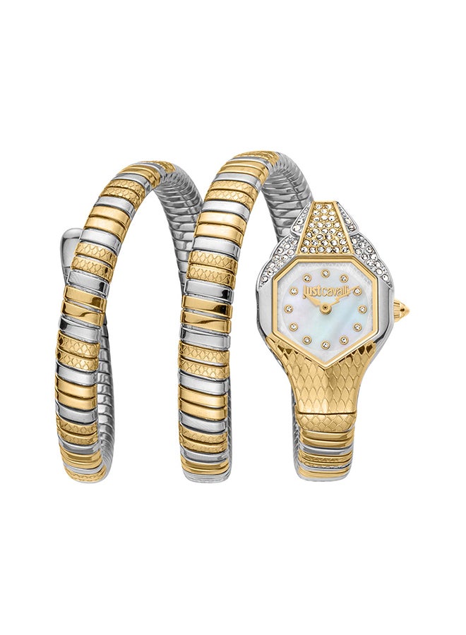 Just Cavalli Lady Snake Glam Evo 7 Doppio JC1L193M0055 - Stainless Steel Female Quartz 2 hands - Image 1