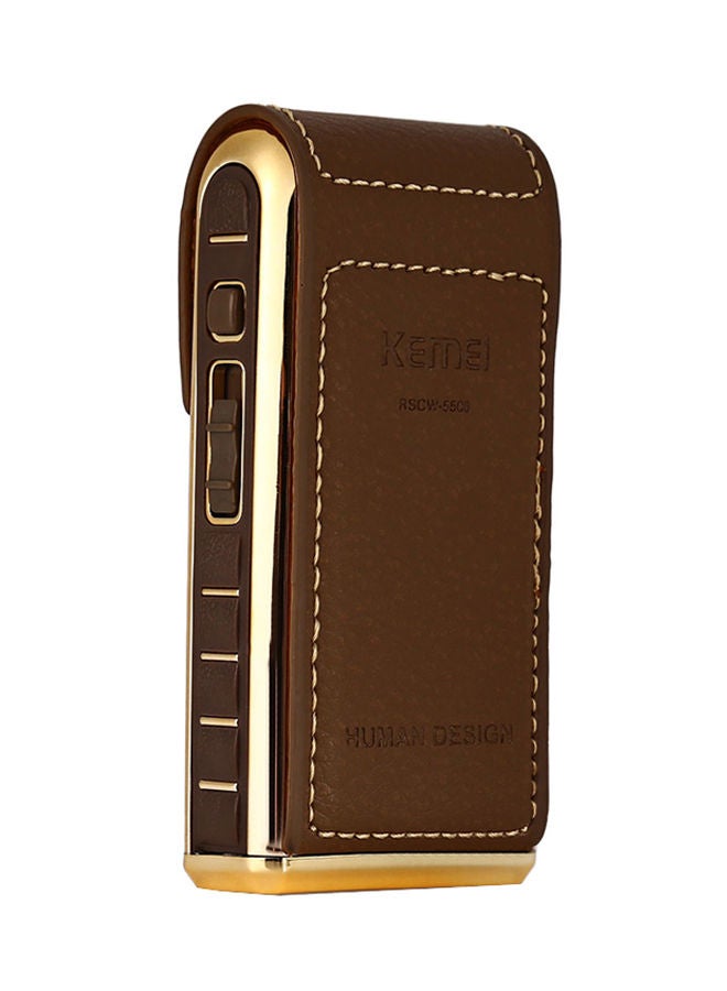 NIBEMINENT Electric Shaver 5500 Gold/Brown - Image 3