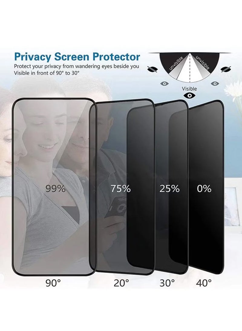 Waldic Samsung Galaxy S24 Ultra Privacy Invisible Shield Tempered Glass Full Glue Screen Protector For Samsung Galaxy S24 Ultra - Privacy Glass  - Image 2