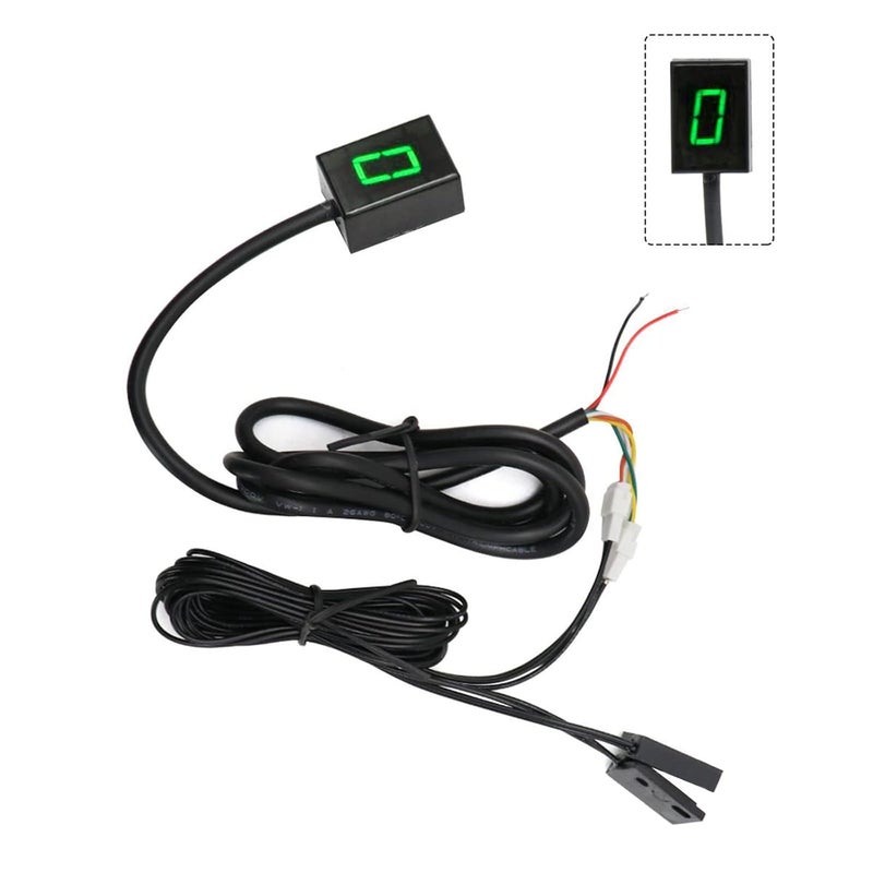 شاشة عرض رقمية LED عملية لتبديل السرعة وعرض التروس للدراجات النارية CTX700 CB1100 VT400 CB400SF CBR650F CB650F - عداد دراجة نارية عملي مع حساس تثبيت لعرض التروس الرقمي - Image 1