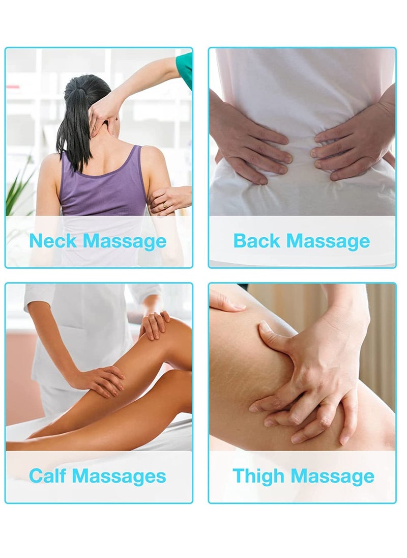 Generic - Neck Massager Cervical And Shoulder Muscles, Trigger Point Roller Self Massager for Pain Relief deep Tissue Handheld Shoulder Massager Tool with 6 Balls Suitable for Legs Waist - Image 1