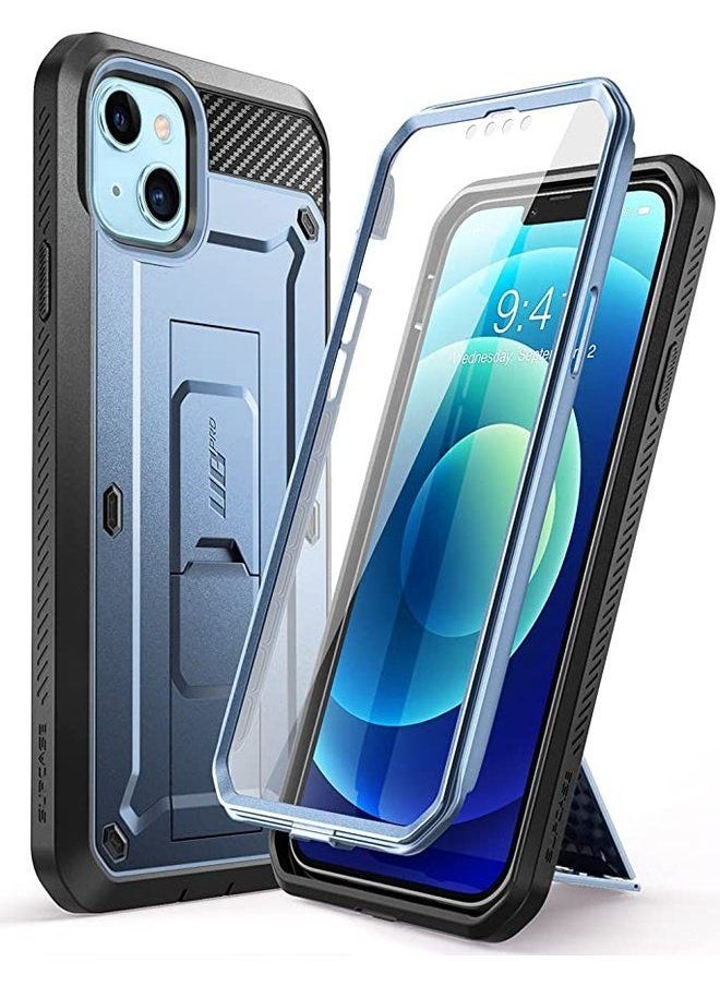 SupCase - SUPCASE Unicorn Beetle Pro Series Case for iPhone 13 Mini (2021 Release) 5.4 Inch, Built-in Screen Protector Full-Body Rugged Holster Case (Cerulean) - Image 1