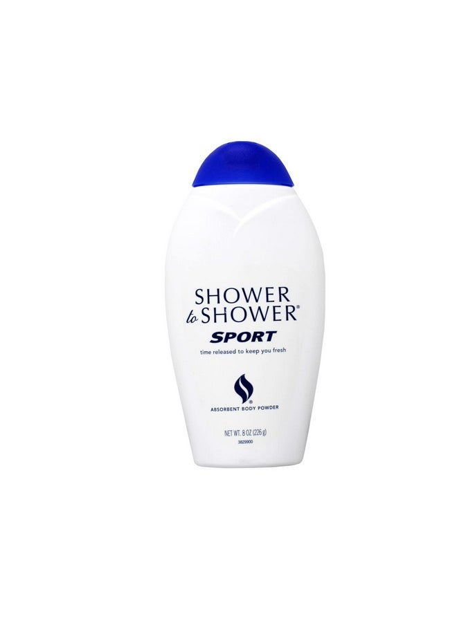 Shower To Shower - Body Powder Sport 8 Oz (Pack Of 6) - Image 1