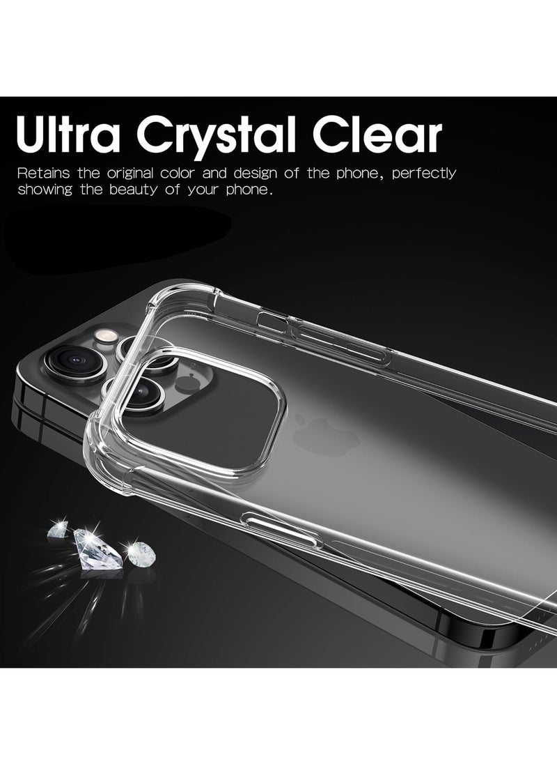 Generic - Crystal Clear Case for iPhone 16 Pro Max, [Not Yellowing] [Camera Protection] Transparent Shockproof Protective Phone Case Soft Silicone Slim Cover, Transparente - Image 1