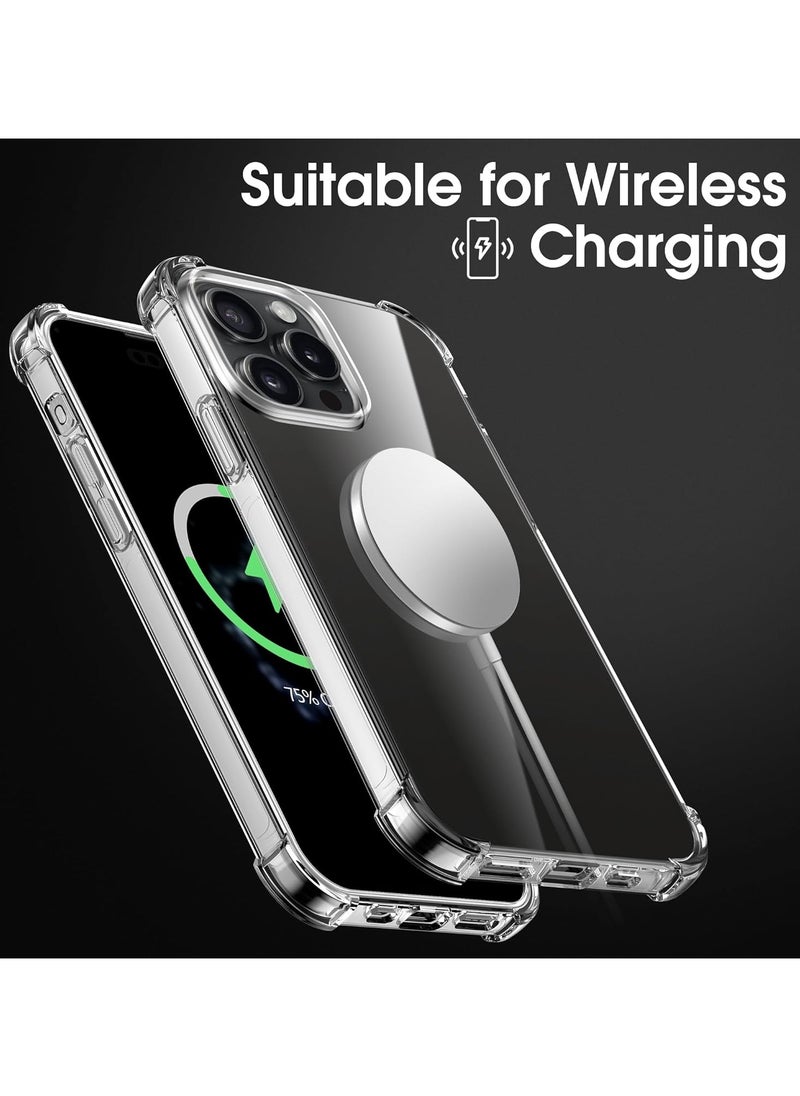 Generic - Crystal Clear Case for iPhone 16 Pro Max, [Not Yellowing] [Camera Protection] Transparent Shockproof Protective Phone Case Soft Silicone Slim Cover, Transparente - Image 1