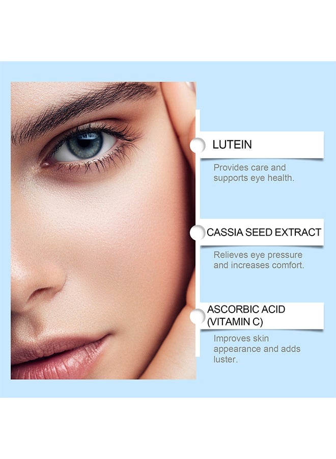 سيمونث جوهر رولربول، سيروم عيون برولر بالريتينول مع فيتامين C، جوهر للعيون تحت القسم، لمعالجة الهالات السوداء، الانتفاخات، والعناية بمقاومة التجاعيد، جوهر مرطب للعيون للنعومة والإشراقة 10 مل - Image 2