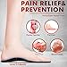 RooRuns Plantar Fasciitis Insoles Heavy Duty High Arch Support Inserts for Men Women Orthotic Inserts for Flat Feet Arch Pain Heel Pain Over Pronation Work Boot Shoe Insole Standing All Day XS - Image 4