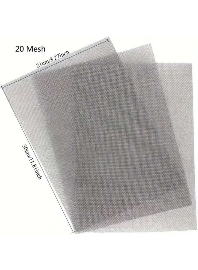 5Pcs Stainless Steel 20 Mesh Aquarium Filter Screen 15x21cm Heavy Duty Woven Wire - Image 4