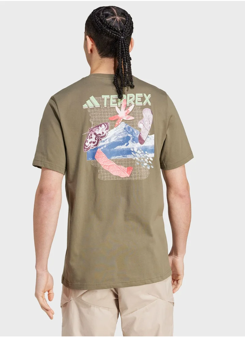 Adidas Terrex Back Graphic T-Shirt