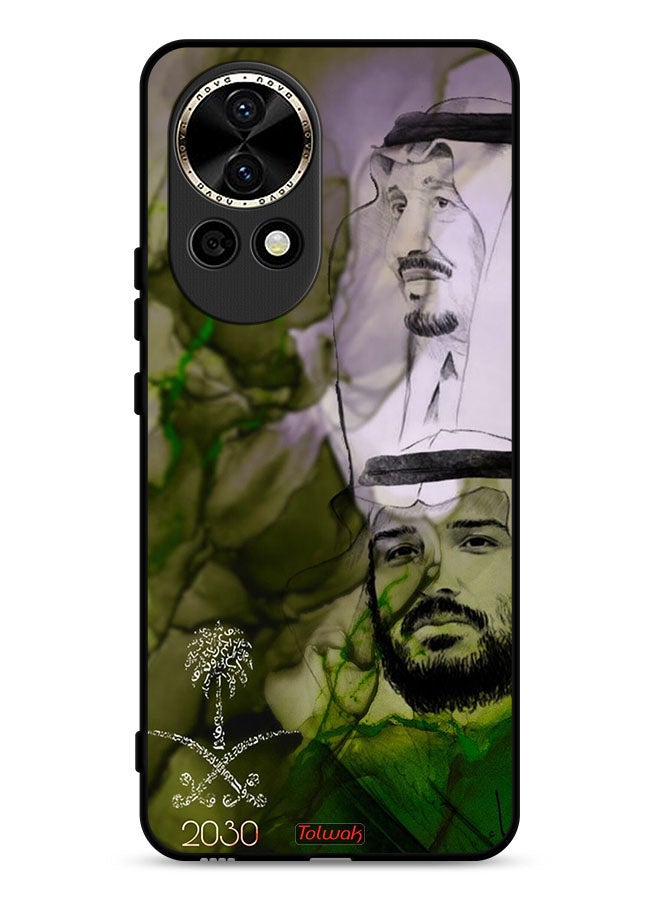 Tolwak Huawei nova 13 5G Protective Case Cover King Salman And Crown Prince Muhammad Art Poster - Image 1
