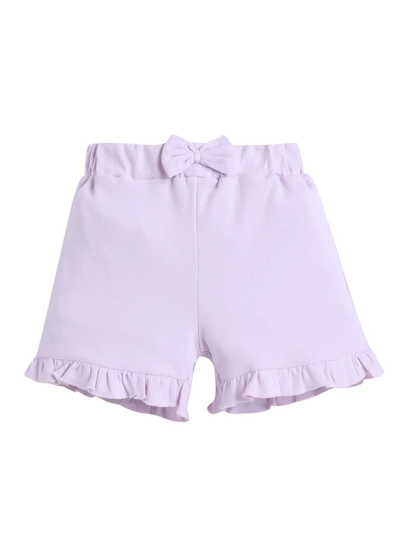 Victor And Jane  Infant Girls’ 2-Piece Set – Top & Bow Shorts for Kids | Best Price UAE