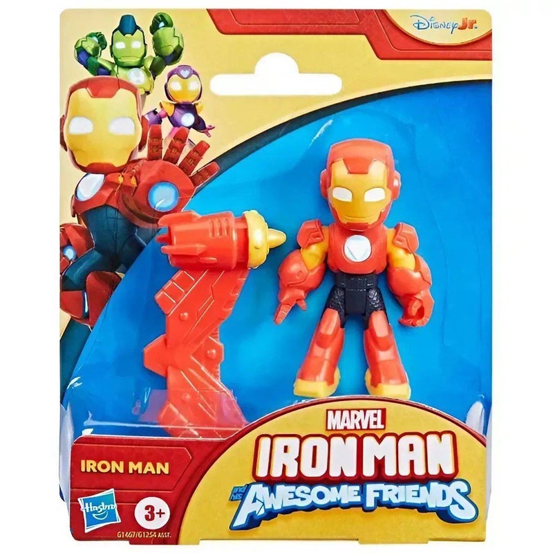 Marvel Iron Man and his Awesome Friends Iron Man Action Figure Set (7.6 cm) - Image 1