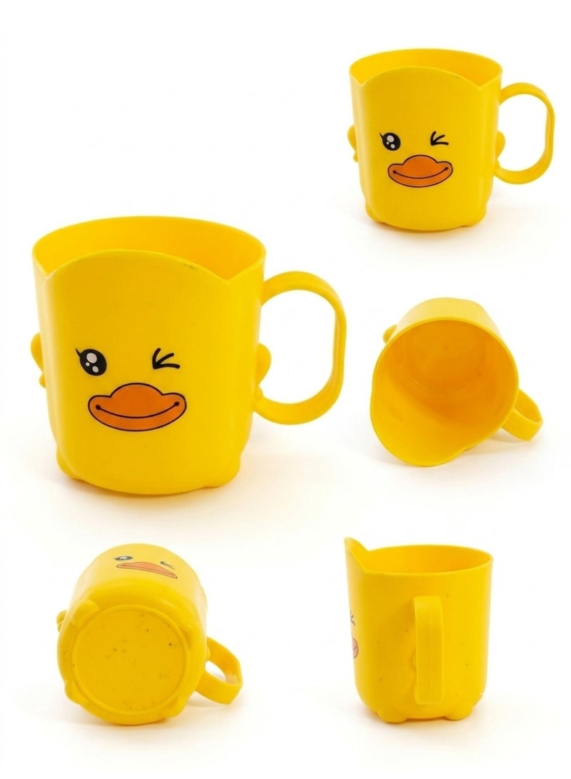 Cute Yellow Duck Desk Stationery Organizer & Pencil Holder Stand with Handle - Image 3