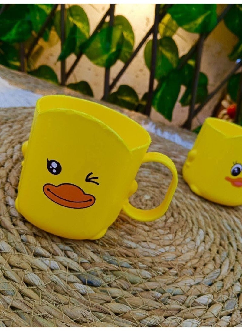 Cute Yellow Duck Desk Stationery Organizer & Pencil Holder Stand with Handle - Image 5