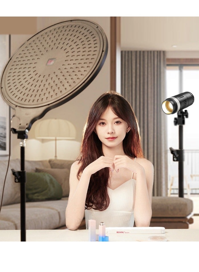 الشعر الأضواء المضيئة ، الأضواء الحية ، صورة صورة شخصية جمال الشعر مضيئة ، تصوير المجوهر - Image 3