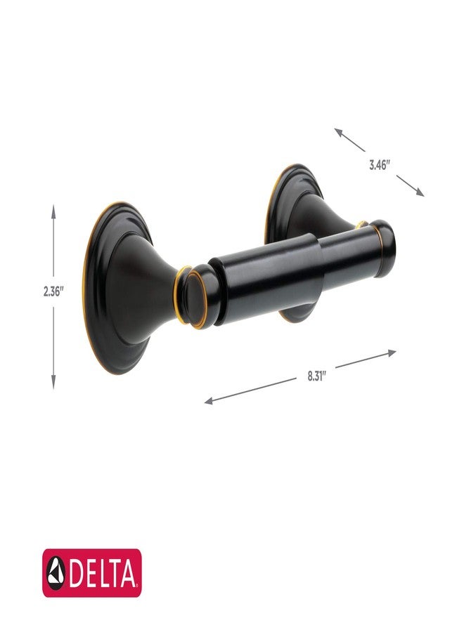 Delta Faucet Windemere Toilet Paper Holder, Oil Rubbed Bronze, Bathroom Accessories, 79650-ORB - Image 4
