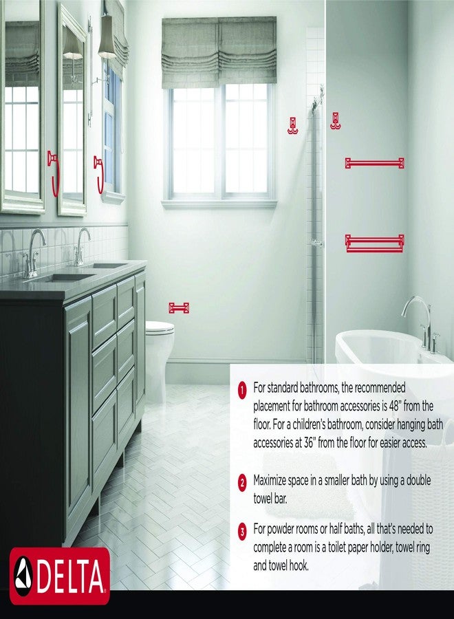 Delta Faucet Windemere Toilet Paper Holder, Oil Rubbed Bronze, Bathroom Accessories, 79650-ORB - Image 5