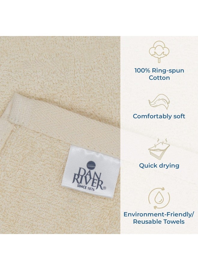 DAN RIVER 100% Cotton Dog Bath Towel Ultra Soft 450 Gsm Super Absorbent Quick Drying Paw Embroidered Pattern And LintFree Cat, Puppy & Pet Grooming Towel | 20X40 Inches | Cat Hair, Short Bread - Image 4