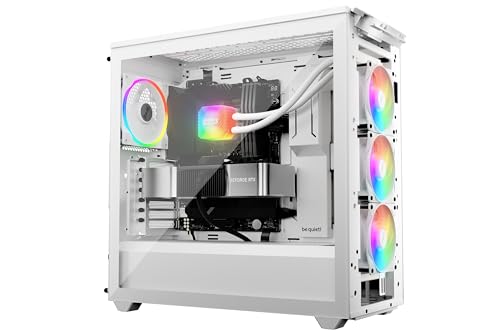 be quiet! Light Loop 360mm White CPU Liquid Cooler for Heavily Overclocked Systems, 3X Light Wings LX 120mm PWM high-Speed White Fan, Stylish ARGB Cooling Block, Extremely high Cooling Performance - Image 2