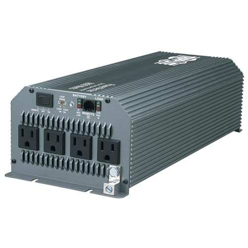 Tripp Lite Power Compact Inverter, 1800W, 12VDC, 120V, 5-15R, 4 Outlets for Automobiles, RVs, Trucks, Fleet Vehicles & Emergency Vehicles (PV1800HF) - Image 1