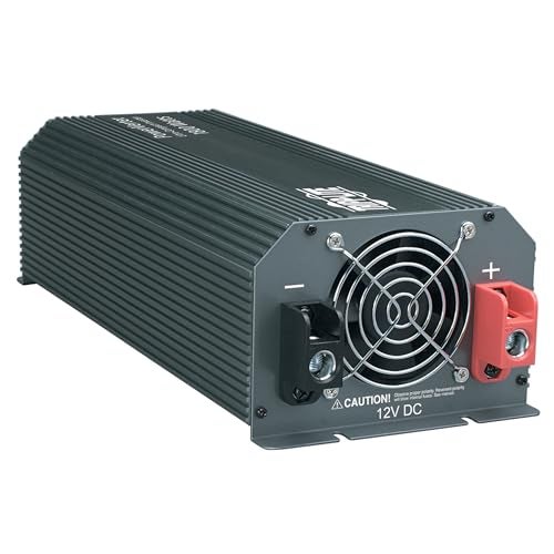 Tripp Lite Power Compact Inverter, 1800W, 12VDC, 120V, 5-15R, 4 Outlets for Automobiles, RVs, Trucks, Fleet Vehicles & Emergency Vehicles (PV1800HF) - Image 2