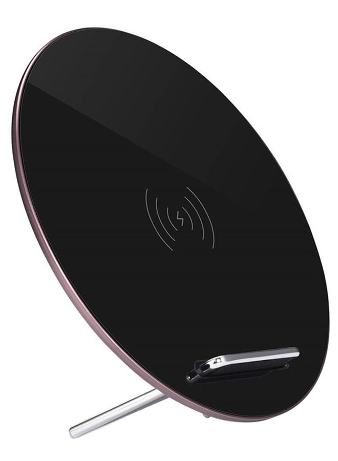 NIBEMINENT Qi Fast Charge Wireless Charging Stand Rose Gold