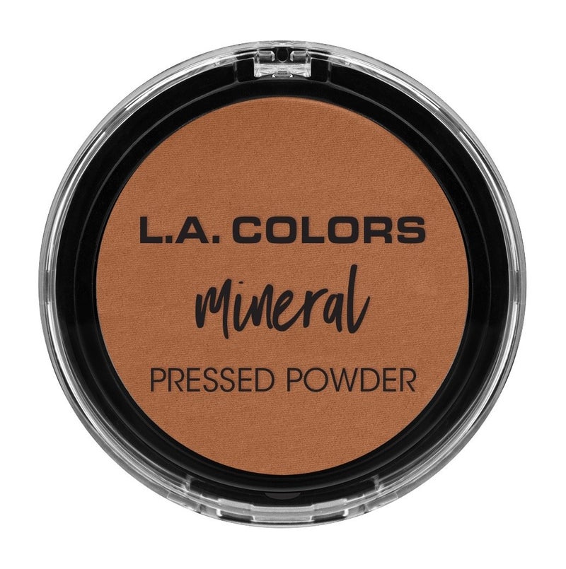 بودرة مضغوطة معدنية من LA COLORS بلون اللوز المحمص CMP380