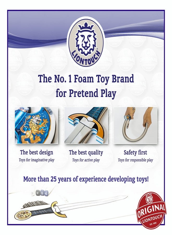 Liontouch - Mystery Knight Foam Sword & Shield for Kids - Age 3-8 Years | Medieval Play Set in Durable & Safe Foam for Kid’s Pretend Play | Safe Weapons & Battle Accessories for Dress Up & Costumes - Image 4
