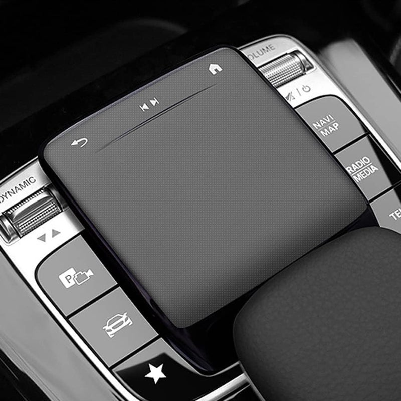 Bukela Car Center Console Mouse Protect Cover Console Touch Screen Controller Cover Mouse Screen Protect Cover Shell for Mercedes Benz A B AMG CLA GLE GLS GLB GLA 2020-2022 (Black) - Image 1