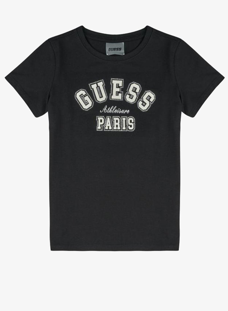 GUESS Youth Graphic Crew Neck T-Shirt - Image 4