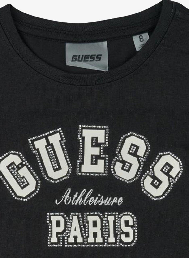 GUESS Youth Graphic Crew Neck T-Shirt - Image 4