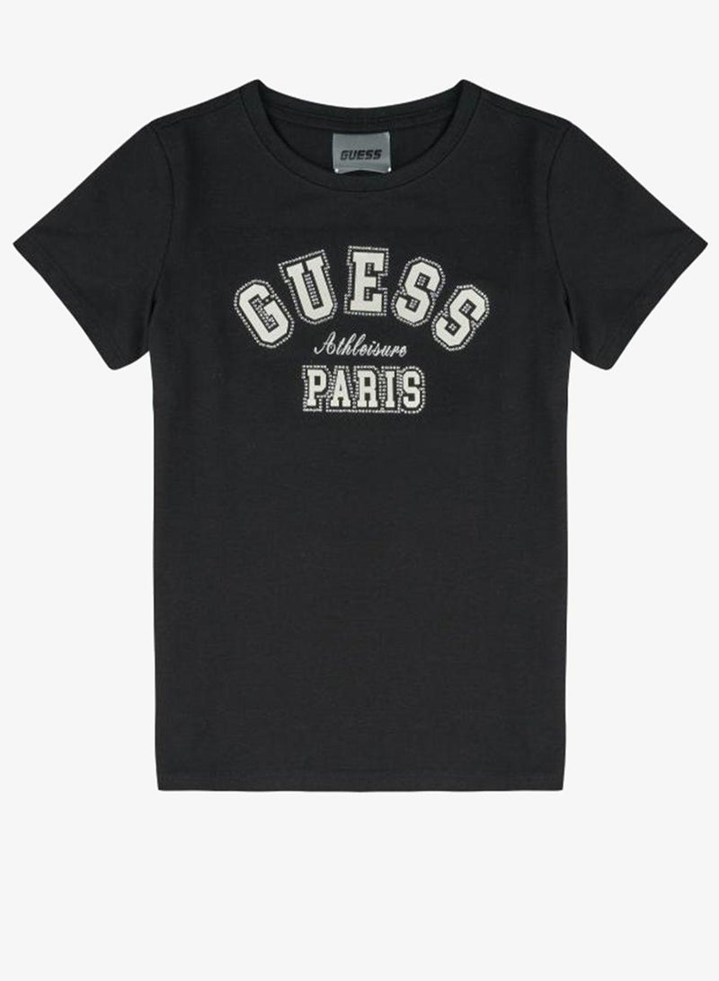 GUESS Youth Graphic Crew Neck T-Shirt - Image 2