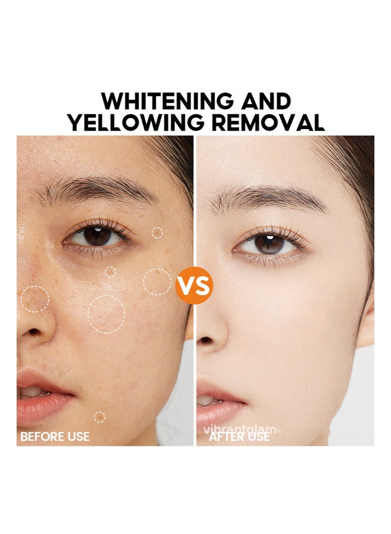 فايبرنت جلامور صابون تبييض فيتامين سي، مُنعّم ومُشرق، مُرطب ومُشرق، للوجه والجسم (100 غرام) - Image 3