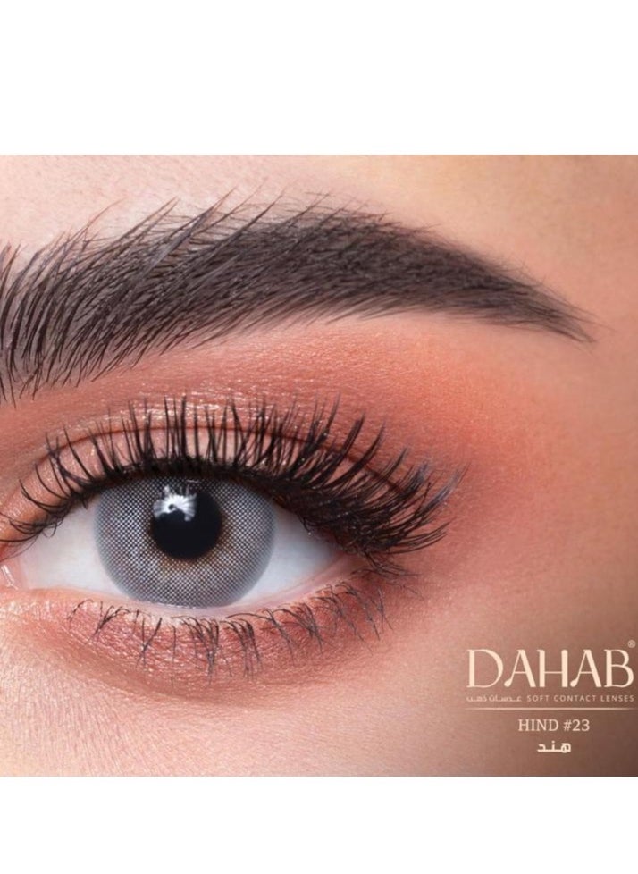 دهب - عدسات لاصقة بلون هند لمدة 6 أشهر - Image 1
