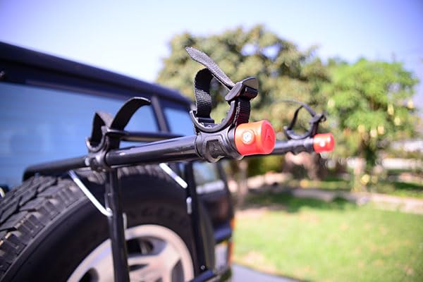 Allen Sports Deluxe 2-Bike Spare Tire Rack , Black - Image 2