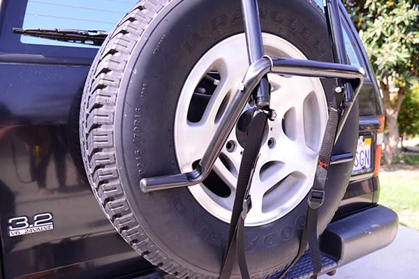 Allen Sports Deluxe 2-Bike Spare Tire Rack , Black - Image 4
