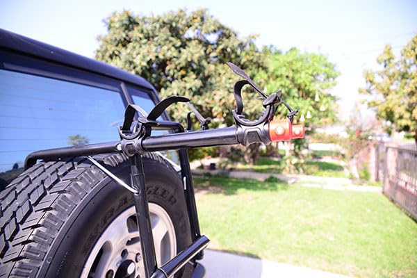 Allen Sports Deluxe 2-Bike Spare Tire Rack , Black - Image 5