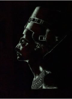 ماركة غير محددة ورقة بردي نيفرتيتي مضيئة مقاس 40x60cm، ذهبي  - Image 2