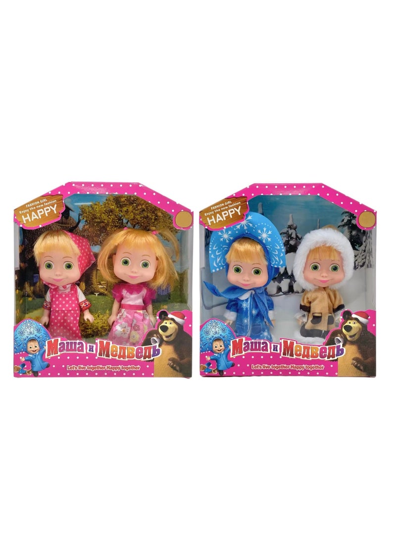 Masha and the Bear 2-Piece Doll Set for Girls  - Image 3