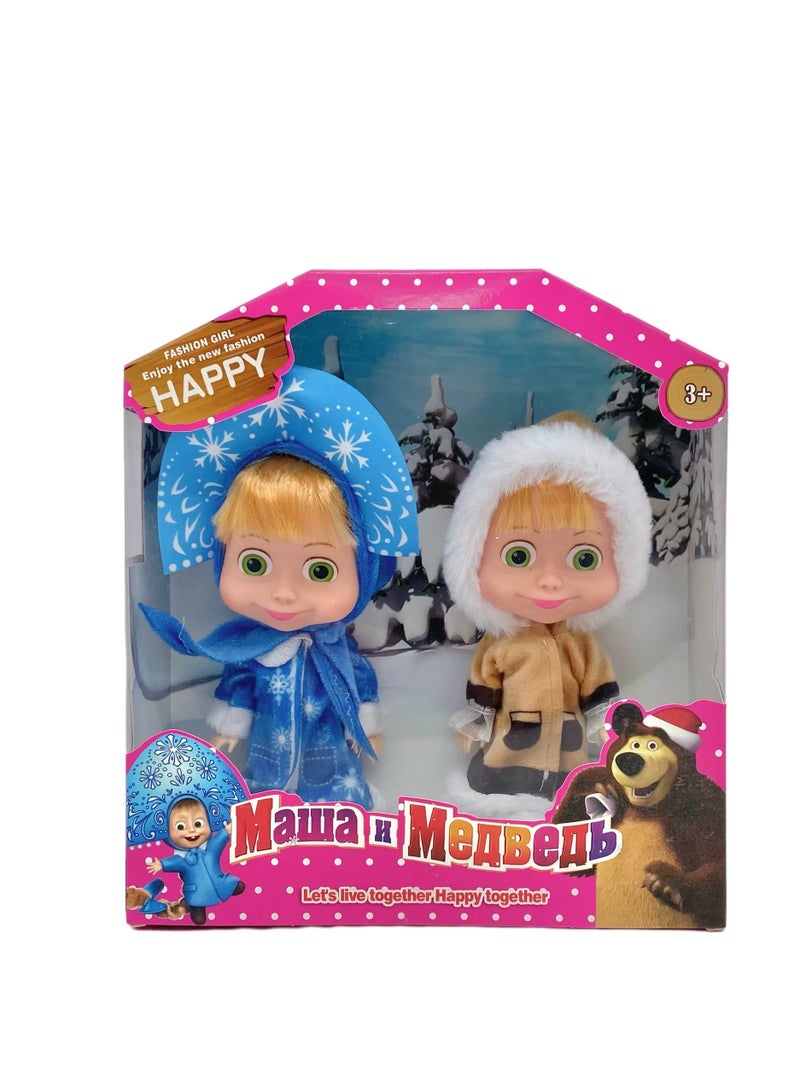 Masha and the Bear 2-Piece Doll Set for Girls  - Image 1