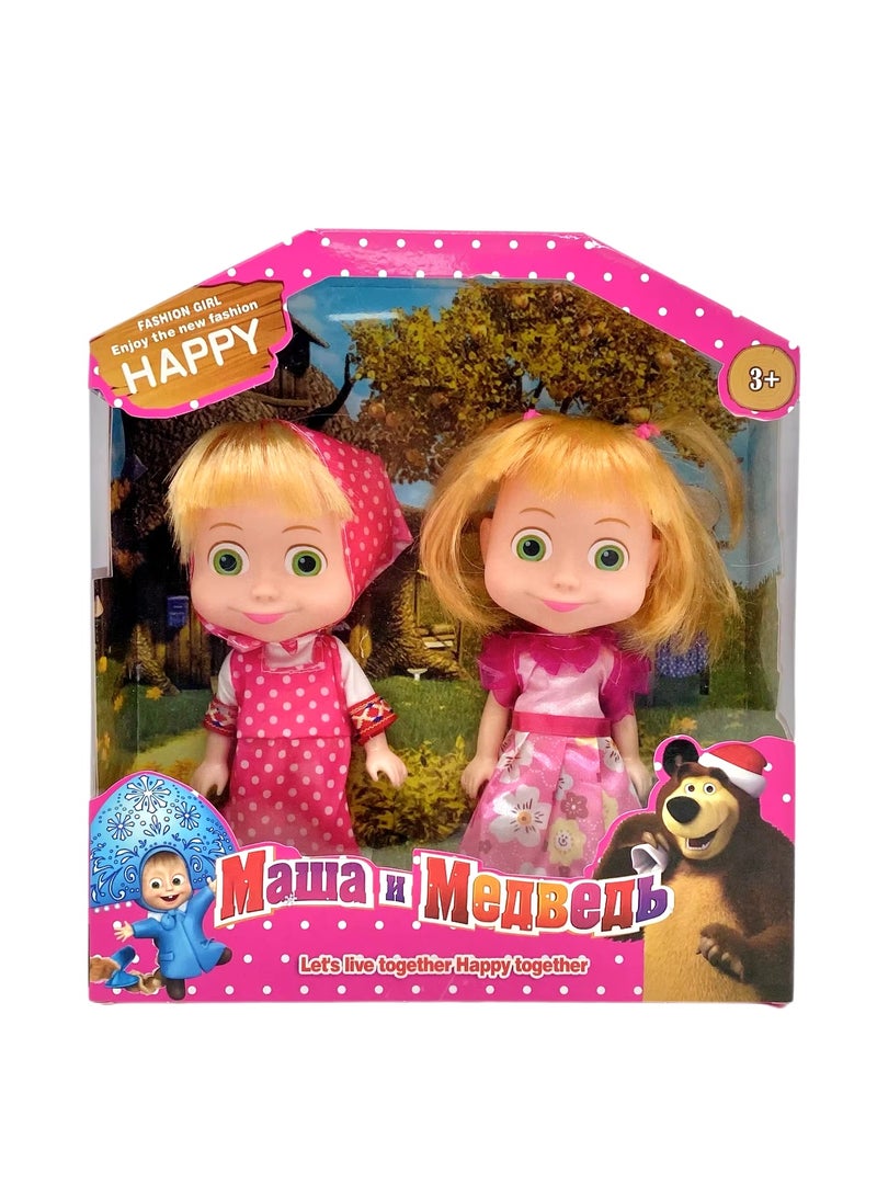 Masha and the Bear 2-Piece Doll Set for Girls  - Image 2