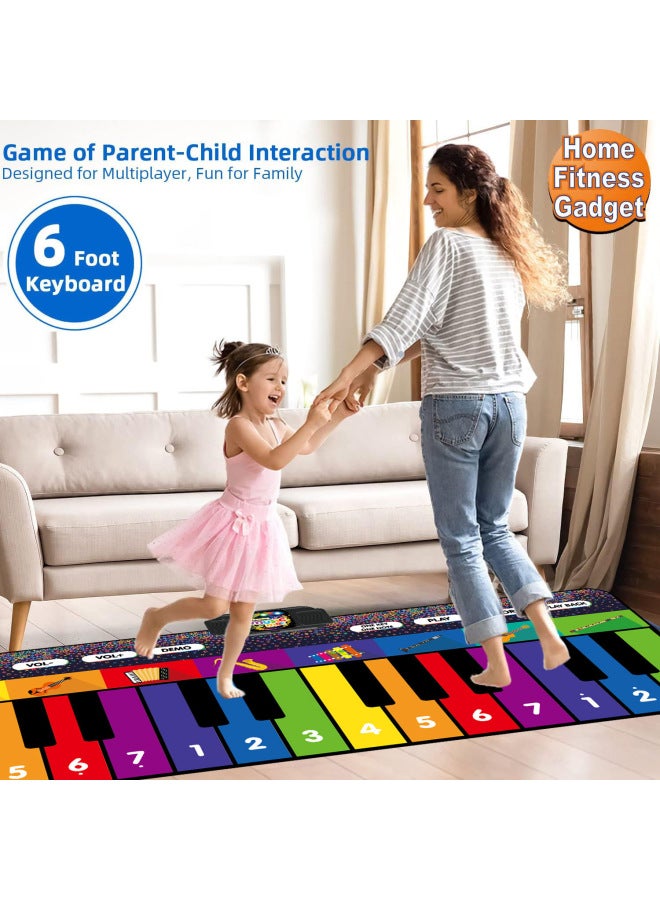 Music Blanket Oversized New Children's Early Education Music Blanket Piano Blanket Piano Mat Non-slip Multifunctional Piano Blanket - Image 2