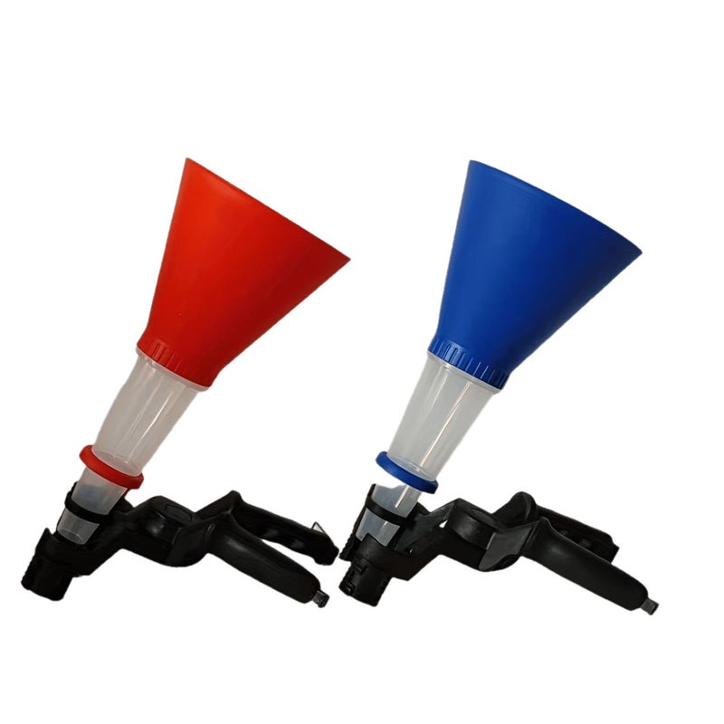 Blue Oil Funnel Car Engine Oil Filling Tool Multi-functional Household Funnel - Image 4