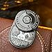 HIDEDC Desperate Rabbit Fidget Slider Metal Fidget Toys Adults Haptic Coin Infinite Rotation Push EDC Fidget Toys Sensory Toy Executive Desk Toy for Keep Focus Stress Relief Mix Black - Image 2