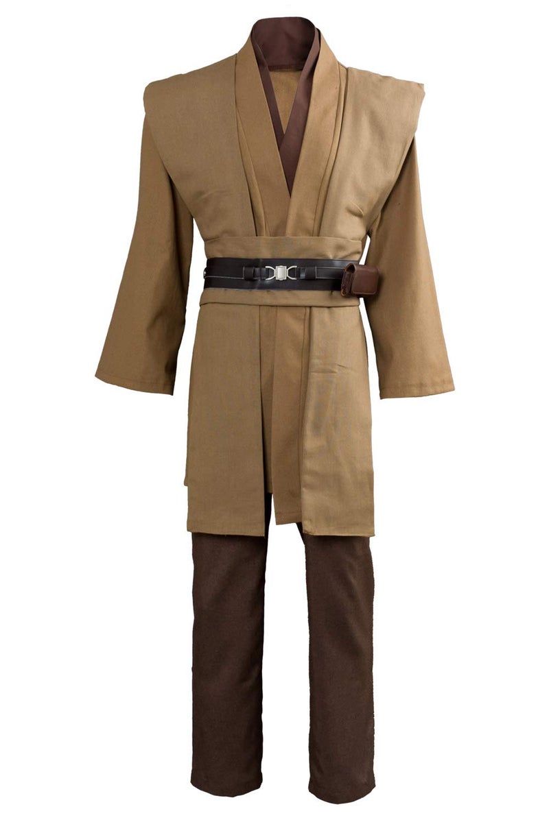 Cosplaysky Men's Tunic Cosplay Costume Adults Outfits Halloween Robe Hooded Uniform - Image 2