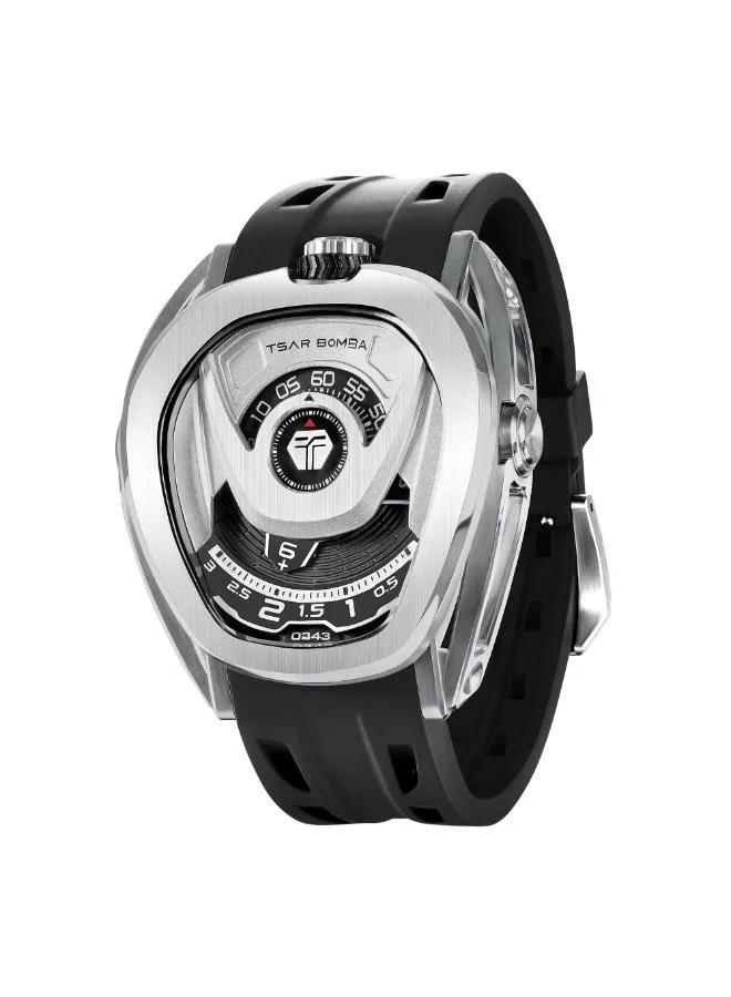TSAR BOMBA Men's Rubber Automatic Watch TB8213ASET-06 - 44.0x52.0 mm