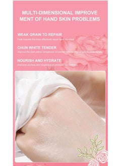APPTI Hand Peel Mask With Rosa For Dry Cracked Hand 5 Pack-Exfoliating Hand Mask, Natural Exfoliator For Dead Skin,Callus,Repair Rough Hand For Men Women-Repairs Hands & Removes Dead Skin For Soft Hand  - Image 3