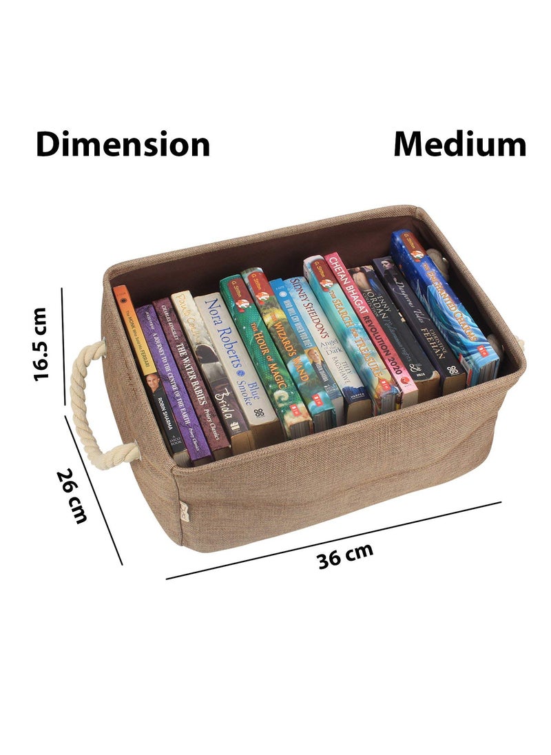 Styleys - Styleys Foldable Storage Basket Bins Organizer, Pack of 3 (S11053 - Grey) - Image 1